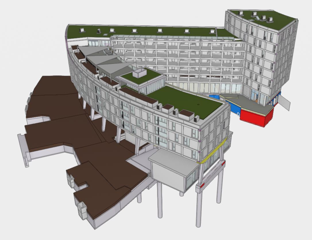 Moderne Wohnungen im urbanen Umfeld
